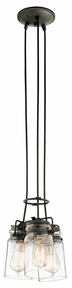 Brand new 😉 Kichler Lighting Brinley 3-Light Pendant in Olde Bronze 💯 -Kichler Lighting shop Query 1339