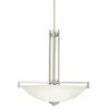 New 🥰 Kichler Lighting Eileen 150 W 4-Light Medium Pendant in Brushed Nickel ⌛ -Kichler Lighting shop Query 1347