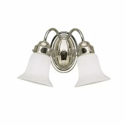 Best reviews of 🤩 Kichler Lighting 6-3/4 in. 100 W 2-Light Medium Bracket in Polished Chrome 🥰
