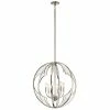 Outlet 🤩 Kichler Lighting Montavello 60W Candelabra Chandelier in Polished Nickel 🎁 -Kichler Lighting shop Query 1352