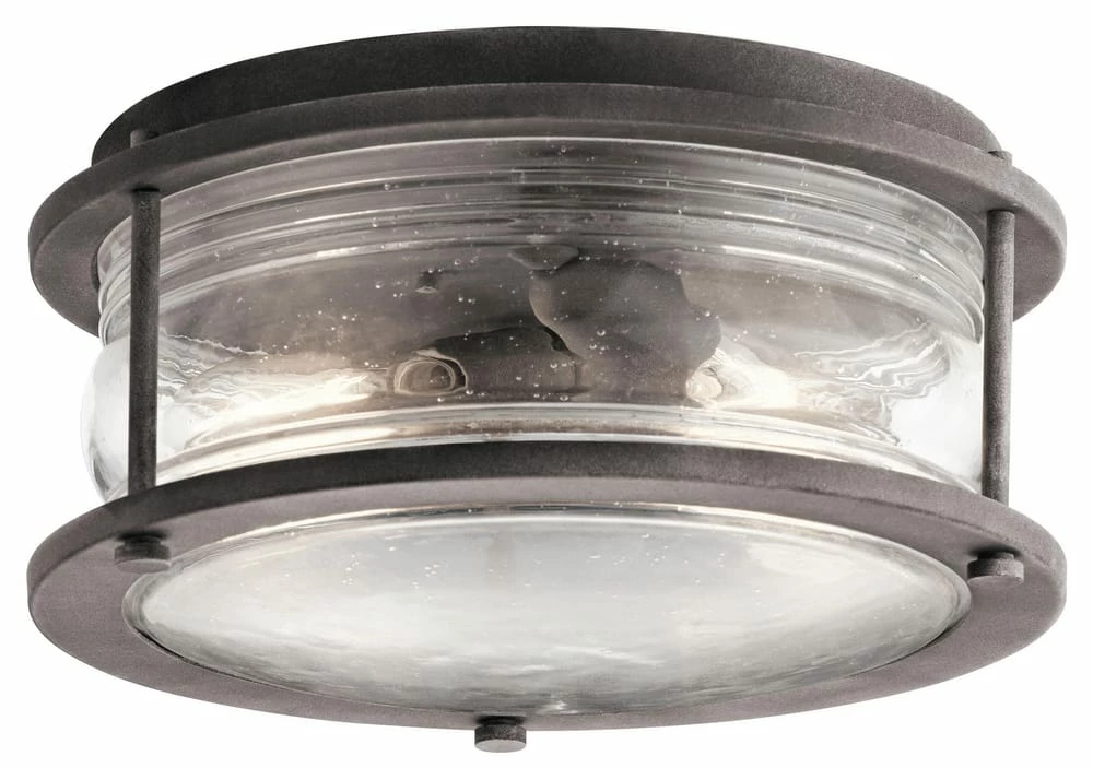 New π₯ Kichler Lighting Ashland Bay 60W 2-Light Ceiling Mount Incandescent Ceiling Light in Weathered Zinc π₯ 3 New π₯ Kichler Lighting Ashland Bay 60W 2-Light Ceiling Mount Incandescent Ceiling Light in Weathered Zinc π₯
