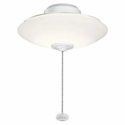 Best Sale ✔️ Kichler Lighting 10 in. 1-Light Bowl LED Ceiling Fan Light Kit in Multiple 😍