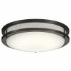 Top 10 🧨 Kichler Lighting Avon 28.5W 1-Light Integrated LED Flush Mount Ceiling Fixture in Olde Bronze 😍 -Kichler Lighting shop Query 1389