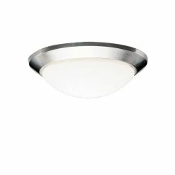 Top 10 👏 Kichler Lighting 14 in. 10W 1-Light Medium E-26 LED Flush Mount Ceiling Fixture in Brushed Nickel ❤️