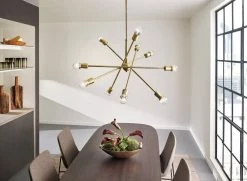 Wholesale 👏 Kichler Lighting Armstrong™ 49 in. 10-Light Large Chandelier in Natural Brass 🧨 -Kichler Lighting shop Query 1416