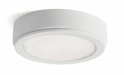 Cheap 🎁 Kichler Lighting 4D Series 12V 3000 Kelvin 150 Lumens Accent Disc LED Flush Mount Under-Cabinet Light in Textured White 🔔