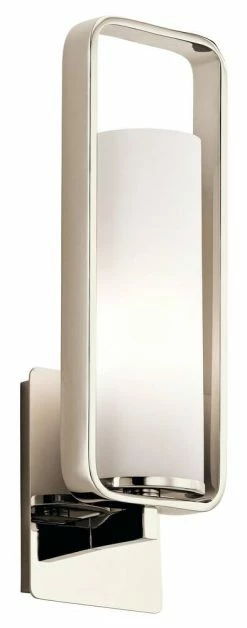 Brand new ✨ Kichler Lighting City Loft 100W 1-Light Wall Sconce in Polished Nickel 🛒