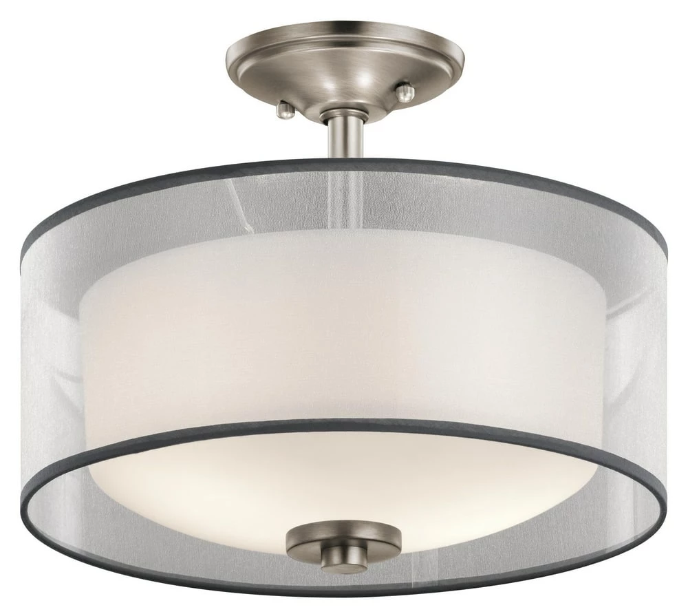 Coupon π Kichler Lighting Tallieβ’ 100W 2-Light Medium E-26 Incandescent Semi-Flush Mount Ceiling Fixtures in Antique Pewter π 3 Coupon π Kichler Lighting Tallieβ’ 100W 2-Light Medium E-26 Incandescent Semi-Flush Mount Ceiling Fixtures in Antique Pewter π