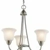 Outlet π₯° Kichler Lighting Nicholson 21-1/2 in. 100W 3-Light Medium Incandescent Chandelier in Brushed Nickel β 1 Outlet π₯° Kichler Lighting Nicholson 21-1/2 in. 100W 3-Light Medium Incandescent Chandelier in Brushed Nickel β -Kichler Lighting shop Query 1439