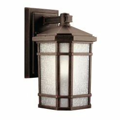 Discount 😍 Kichler Lighting Cameron 60W Medium Wall Mount Lantern in Prairie Rock ❤️