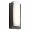 Buy ⭐ Kichler Lighting Dahlia 2-Light 40W Outdoor LED Wall Sconce in Architectural Bronze ✔️ -Kichler Lighting shop Query 1454
