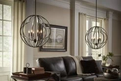 Flash Sale ❤️ Kichler Lighting Montavello 360W 6-Light Candelabra E-12 Incandescent Chandelier in Olde Bronze 🤩 -Kichler Lighting shop Query 1457