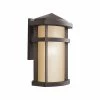 Best reviews of ✨ Kichler Lighting Lantana 8-3/4 in. 150W 1-Light Outdoor Wall Sconce with Light Umber Etched Glass in Architectural Bronze 😀 -Kichler Lighting shop Query 1471