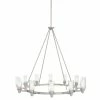 Deals 🧨 Kichler Lighting Circolo 41 in. 60W 12-Light Medium E-26 Ceiling Mount Chandelier in Brushed Nickel 🎉 -Kichler Lighting shop Query 1477