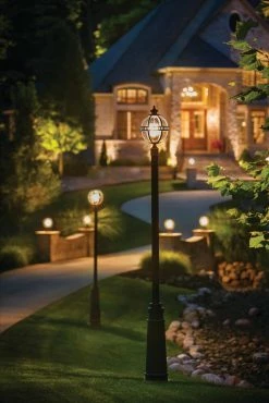 Best reviews of 👍 Kichler Lighting Halleron 60W 3-Light Post Mount Lantern in Londonderry 😍 -Kichler Lighting shop Query 1483