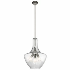 New 🎁 Kichler Lighting Everly 22-3/4 in. 3-Light Pendant in Olde Bronze 🔔