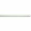 Outlet 🔥 Kichler Lighting 18 in. Fan Downrod in Matte White 🤩 -Kichler Lighting shop Query 1486