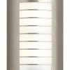 Best Pirce 👍 Kichler Lighting Newport 3-3/4 in. 30W 2-Light Outdoor Wall Sconce with White Polycarbonate Diffuser Glass in Brushed Nickel 👏 -Kichler Lighting shop Query 1488