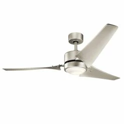 Best reviews of 🧨 Kichler Lighting Rana 17W 3-Blade Ceiling Fan with 60 in. Blade Span in Brushed Nickel 🌟