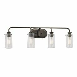 New 🌟 Kichler Lighting Braelyn 4-Light Bath Light in Olde Bronze ⭐