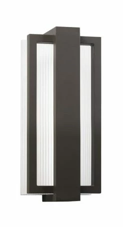 Budget 😍 Kichler Lighting Sedo 1-Light 16W Outdoor LED Wall Light in Architectural Bronze 🎉