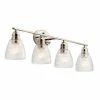 Hot Sale ✔️ Kichler Lighting Karmarie™ 75W 4-Light Medium E-26 Incandescent Vanity Fixture in Polished Nickel 😀 -Kichler Lighting shop Query 1516