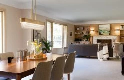 Wholesale 🌟 Kichler Lighting Serene 32W 2-Light LED Linear Chandelier in Natural Brass ✨ -Kichler Lighting shop Query 1526