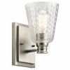 Promo π Kichler Lighting Nadine 6-3/4 in. 60W 1-Light Medium E-26 Incandescent Wall Sconce in Brushed Nickel π 2 Promo π Kichler Lighting Nadine 6-3/4 in. 60W 1-Light Medium E-26 Incandescent Wall Sconce in Brushed Nickel π -Kichler Lighting shop Query 1535