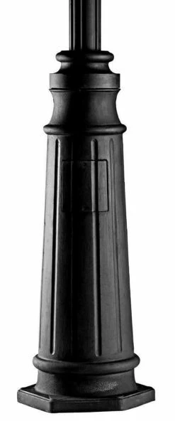 Discount 😉 Kichler Lighting Post Mount Lantern in Black 👍