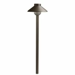 Budget 🛒 Kichler Lighting 300W LED Landscape Path Light in Textured Architectural Bronze 🔔