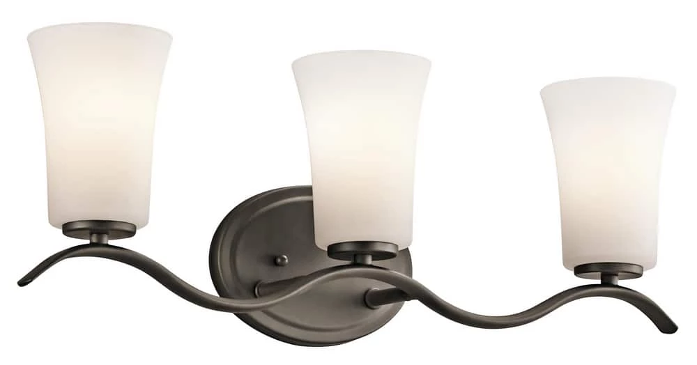 Flash Sale ✔️ Kichler Lighting Armida 23 in. 100W 3-Light Medium Bracket in Olde Bronze ⭐ 3 Flash Sale ✔️ Kichler Lighting Armida 23 in. 100W 3-Light Medium Bracket in Olde Bronze ⭐