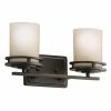 Wholesale 🔔 Kichler Lighting Hendrik 6-1/2 in. 100 W 2-Light Medium Bracket in Olde Bronze 😀