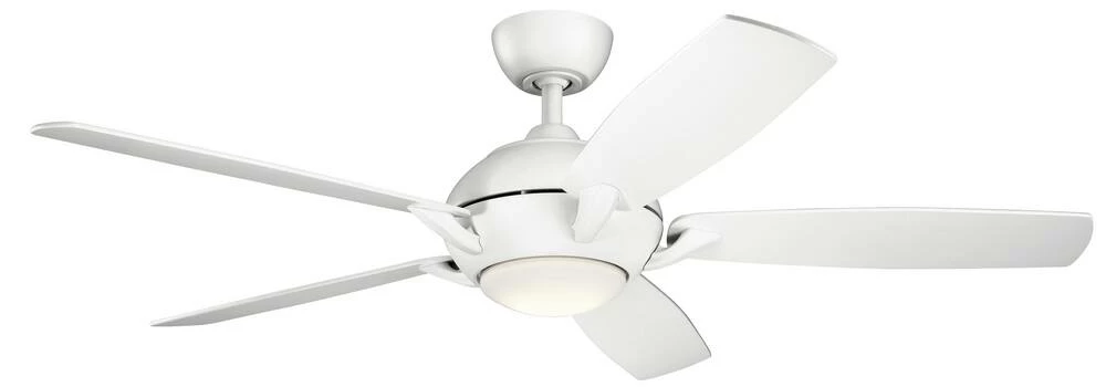 Best deal π₯° Kichler Lighting Geno 17W 5-Blade LED Ceiling Fan with 54 in. Blade Span in Matte White π€© 3 Best deal π₯° Kichler Lighting Geno 17W 5-Blade LED Ceiling Fan with 54 in. Blade Span in Matte White π€©