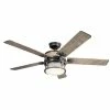 Budget ⌛ Kichler Lighting Ahrendale 5-Blade Ceiling Fan with 60 in. Blade Span in Anvil Iron 😀