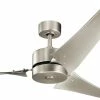 Best deal 🎁 Kichler Lighting Motu 100W 3-Blade Ceiling Fan with 60 in. Blade Span in Brushed Nickel 🧨 -Kichler Lighting shop Query 1585