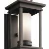 Brand new 👏 Kichler Lighting South Hope 60W 1-Light Candelabra Base Incandescent Wall Mount Lantern in Rubbed Bronze 🧨 -Kichler Lighting shop Query 1595