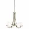Deals ❤️ Kichler Lighting Hendrik 100 W 5-Light Medium Chandelier in Brushed Nickel ⭐ -Kichler Lighting shop Query 1599