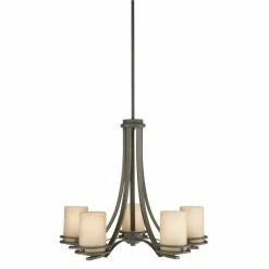 Coupon 😀 Kichler Lighting Hendrik 100 W 5-Light Medium Chandelier in Olde Bronze 🤩