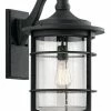 Outlet 👏 Kichler Lighting Royal Marine 21-3/4 in. 150W 1-Light Outdoor Wall Sconce in Distressed Black 🤩 -Kichler Lighting shop Query 1613