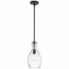 Top 10 🎁 Kichler Lighting Everly 100W 1-Light Medium Incandescent Pendant in Olde Bronze ❤️ -Kichler Lighting shop Query 1615