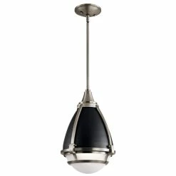 Brand new 🎁 Kichler Lighting Arya 10 in. 75W 1-Light Incandescent Pendant in Classic Pewter ❤️