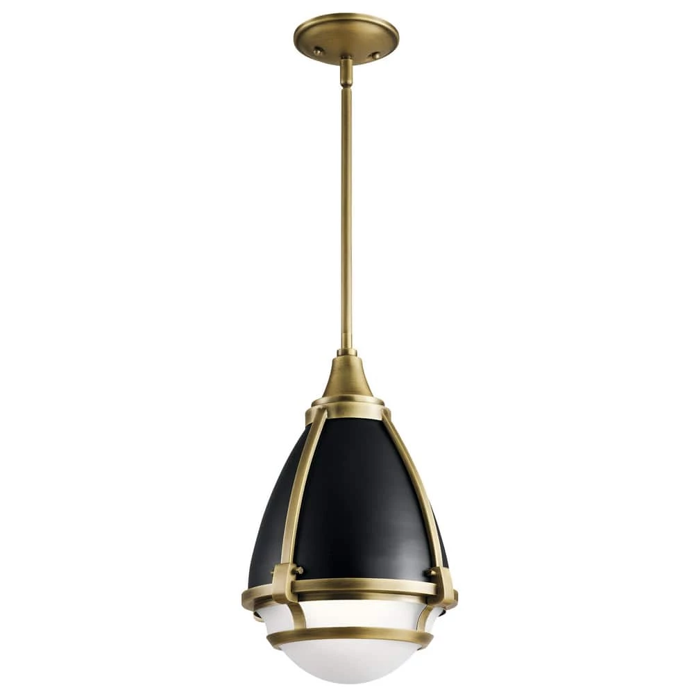 Best Sale π₯ Kichler Lighting Ayra 10 in. 75W 1-Light Medium E-26 Incandescent Pendant in Natural Brass π 3 Best Sale π₯ Kichler Lighting Ayra 10 in. 75W 1-Light Medium E-26 Incandescent Pendant in Natural Brass π