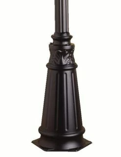 New 🔥 Kichler Lighting Post Mount Lantern in Black 🎁