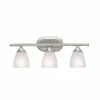 Best reviews of 🎁 Kichler Lighting Ansonia A19 100 W 3-Light A 19 Bracket in Brushed Nickel ⭐ -Kichler Lighting shop Query 165