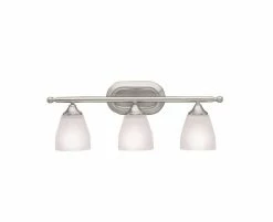 Best reviews of 🎁 Kichler Lighting Ansonia A19 100 W 3-Light A 19 Bracket in Brushed Nickel ⭐