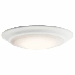 Wholesale 🥰 Kichler Lighting Downlight Gen I 15W 1-Light 2700 Kelvin Integrated LED Flush Mount Ceiling Fixture in White ⌛