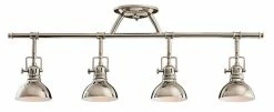 Best Pirce โจ Kichler Lighting Hatteras Bay 50W 4-Light Flush Mount Track Light in Polished Nickel ๐งจ