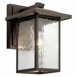 Best deal 👍 Kichler Lighting Capanna 75W 1-Light Medium E-26 Incandescent Outdoor Wall Sconce in Olde Bronze 🌟