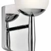 Discount 💯 Kichler Lighting Jasper 1-Light 50W G9 Double Loop Halogen Wall Sconce in Polished Chrome 🔔 -Kichler Lighting shop Query 1690