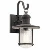 Budget 😍 Kichler Lighting Riverwood 100W 1-Light Incandescent Outdoor Wall Sconce in Weathered Zinc 🎉 -Kichler Lighting shop Query 1696